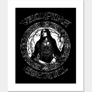 Vampire Eternal: Exclusive Gothic Tee Limited Edition Goth Art T Shirt Posters and Art